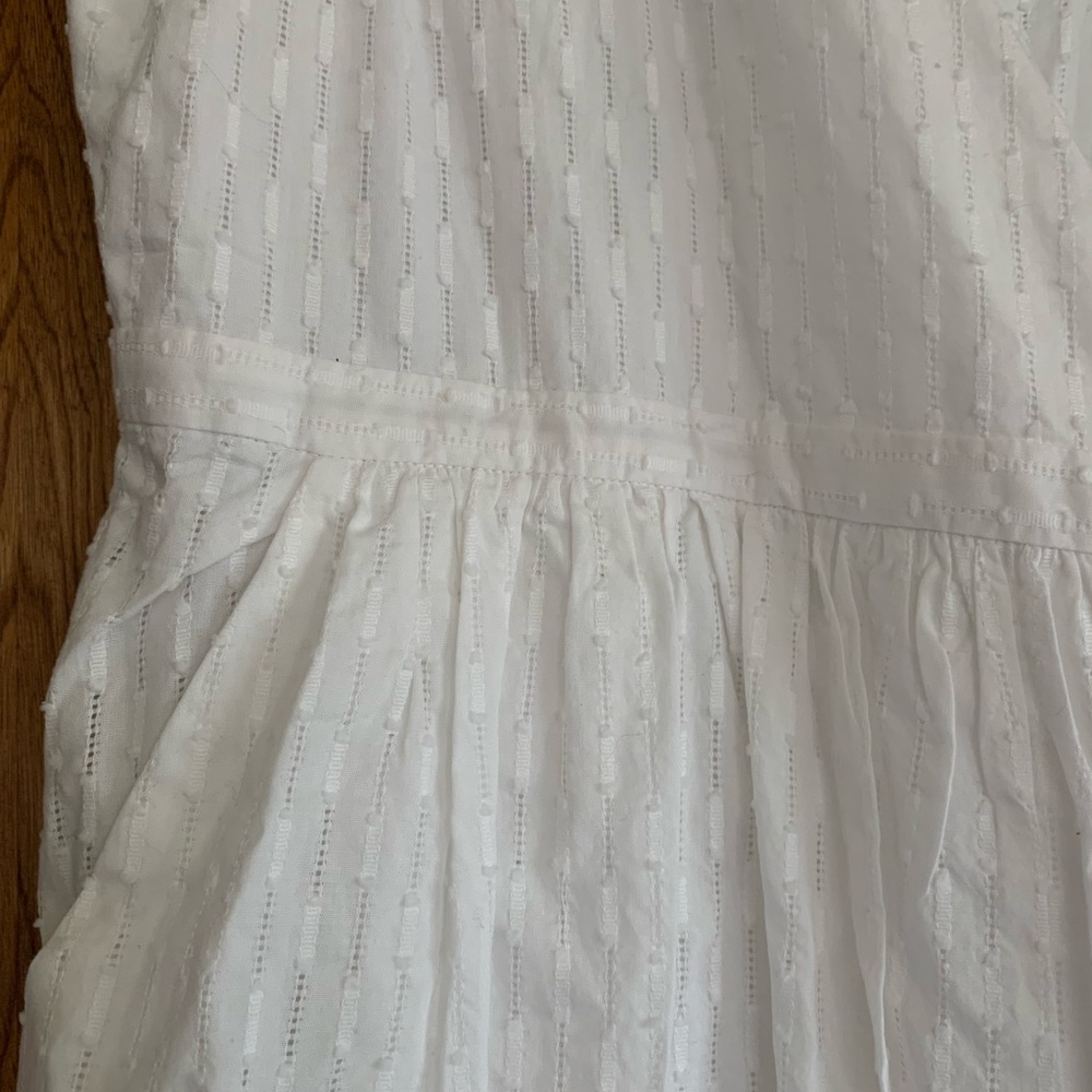 & Other Stories White Eyelet Wrap Maxi with Ruffle Shoulders - Picture 4 of 4